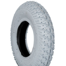 Load image into Gallery viewer, 200 x 50 Tyre (50-100) Durotrap / H-Tread. Grey. Pneumatic.