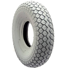 Load image into Gallery viewer, 300 x 4 Tyre (3.00-4) Rounded Block Tread. Pneumatic. Grey