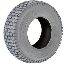 Load image into Gallery viewer, 13/500 x 6 Tyre (13x500-6) Block Tread. Grey. Pneumatic.