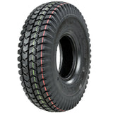 400 x 4 Tyre (4.00-4) Pneumatic. Block Tread. Black.