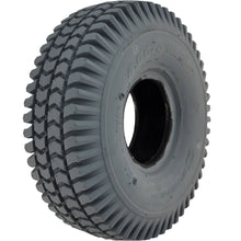Load image into Gallery viewer, 400 x 4 Tyre (4.00-4) Pneumatic. Block Tread. Grey.