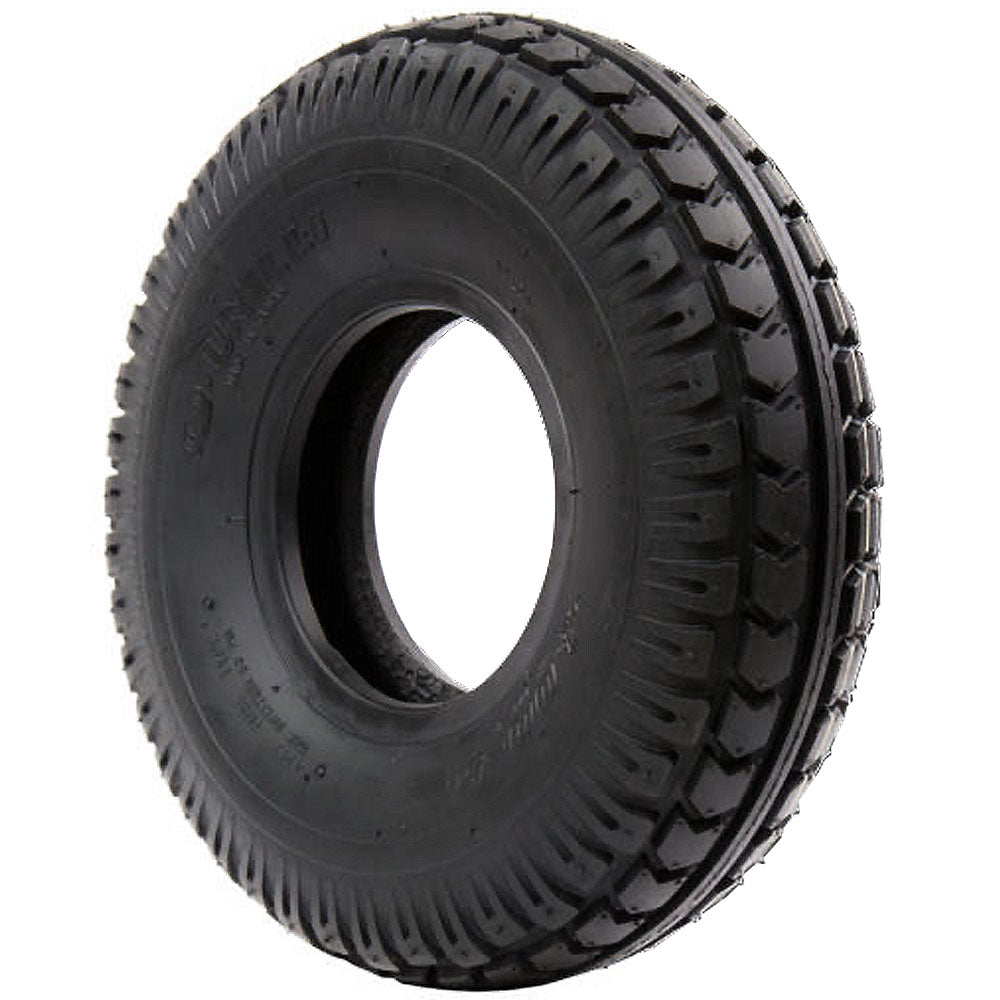 400 x 5 Tyres (4.00-5. 330 x 100) Arrow Tread. Black. Pneumatic.