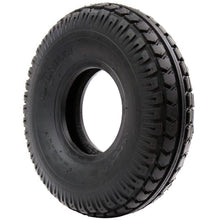 Load image into Gallery viewer, 400 x 5 Tyres (4.00-5. 330 x 100) Arrow Tread. Black. Pneumatic.