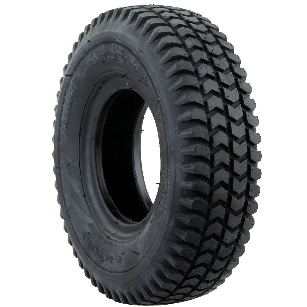 410/350 x 5 Tyre (4.10/3.50-5) Arrow Tread. Pneumatic. Black.