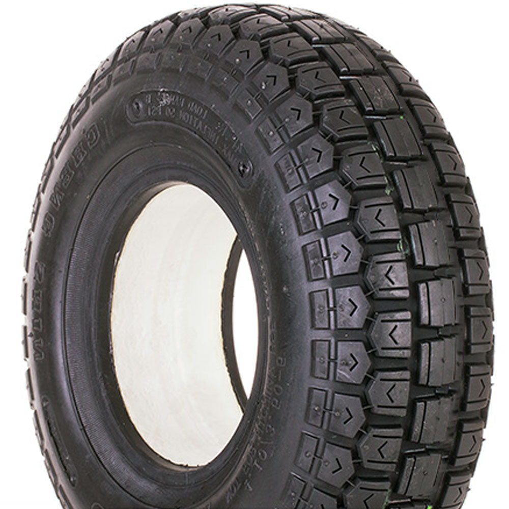 410/350 x 5 Tyre (4.10/3.50-5) Black. Infilled / Solid. C-168 Tread. Puncture Proof.