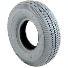 Load image into Gallery viewer, 410/350 x 5 Tyre (4.10/3.50-5) Rib Tread. Grey. Pneumatic.