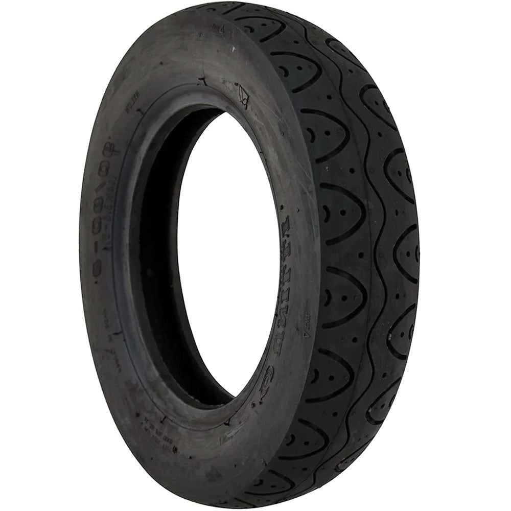 90/80 x 8 Tyre (90/80-8) Black. Pneumatic.