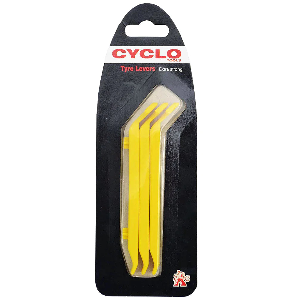Wheelchair Tyre Levers (Set of 3) Extra Strong Re-enforced Composite. Yellow.